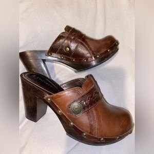 Warrior Leather Mules by Z Universe size 5